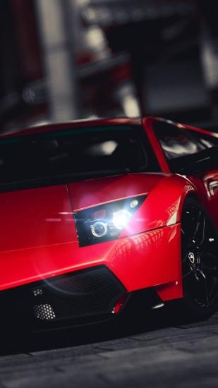Lamborghini Veneno Bright Red iPhone 6 Plus HD Wallpaper ...