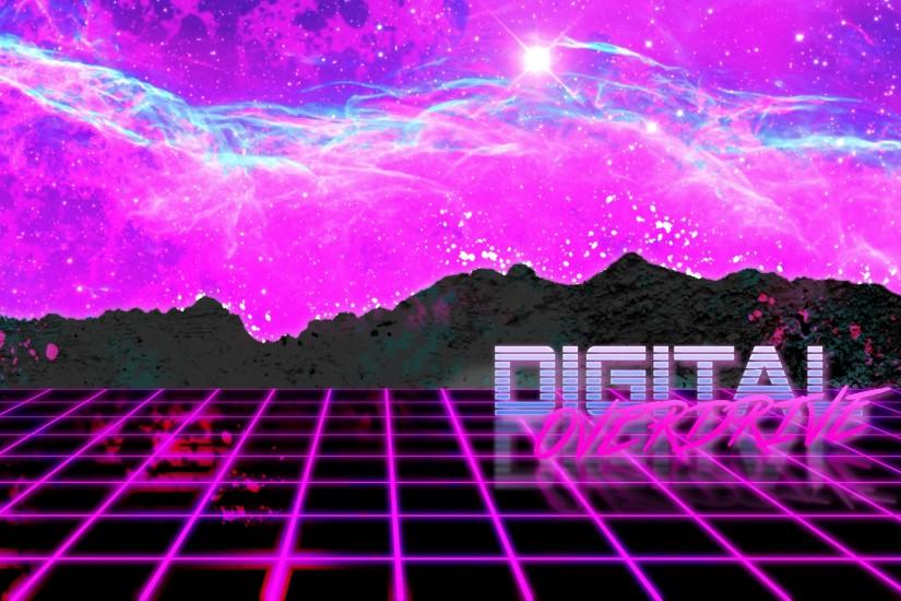 vertical synthwave wallpaper 3840x1080 large resolution