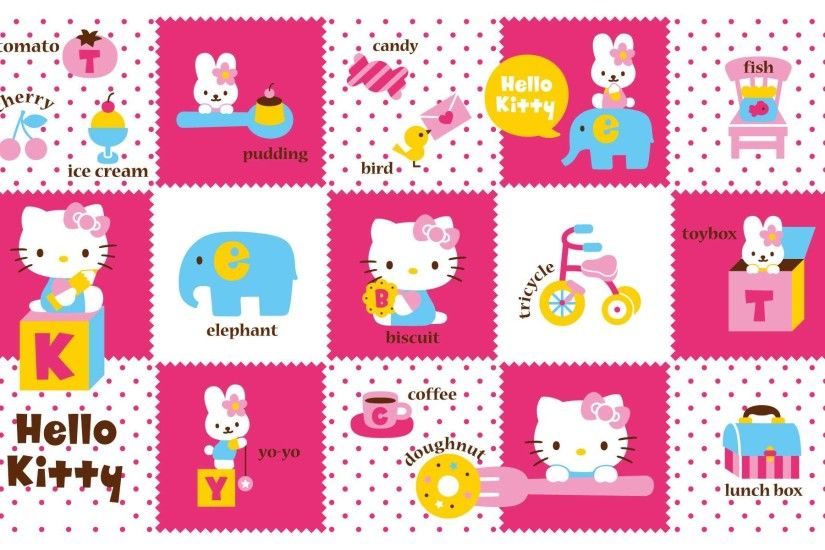 Set of Hello Kitty Wallpapers