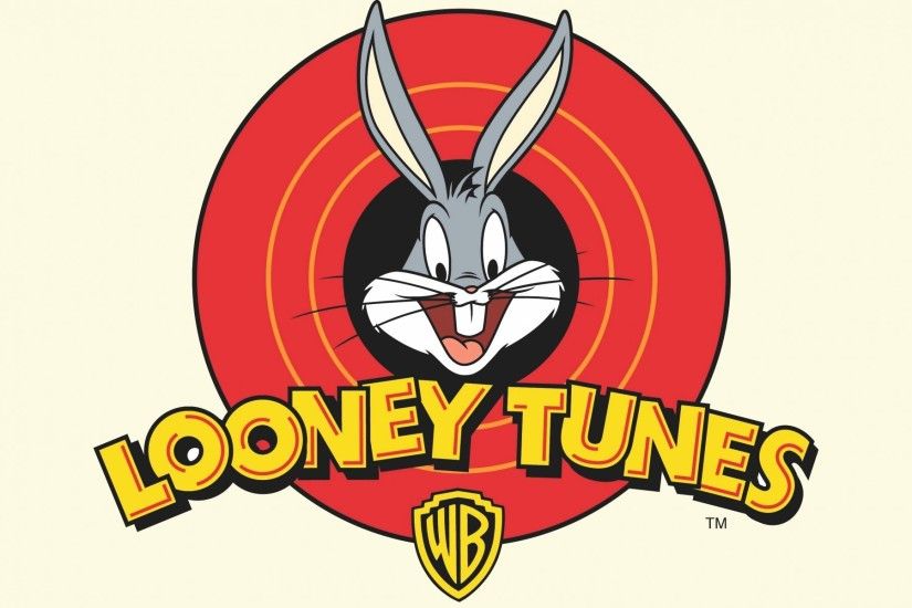 looney tunes logo cartoon bugs bunny rabbit white