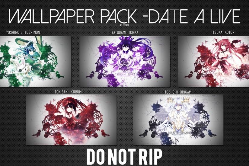 Wallpaper Pack #1 - Date A Live by kikiaryos