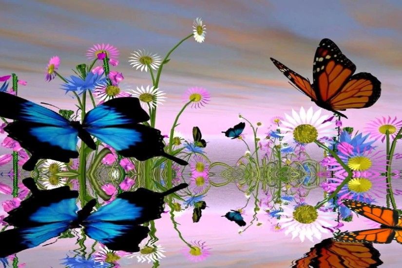 Fantastic Butterfly Animated Wallpaper http://www.desktopanimated.com -  YouTube