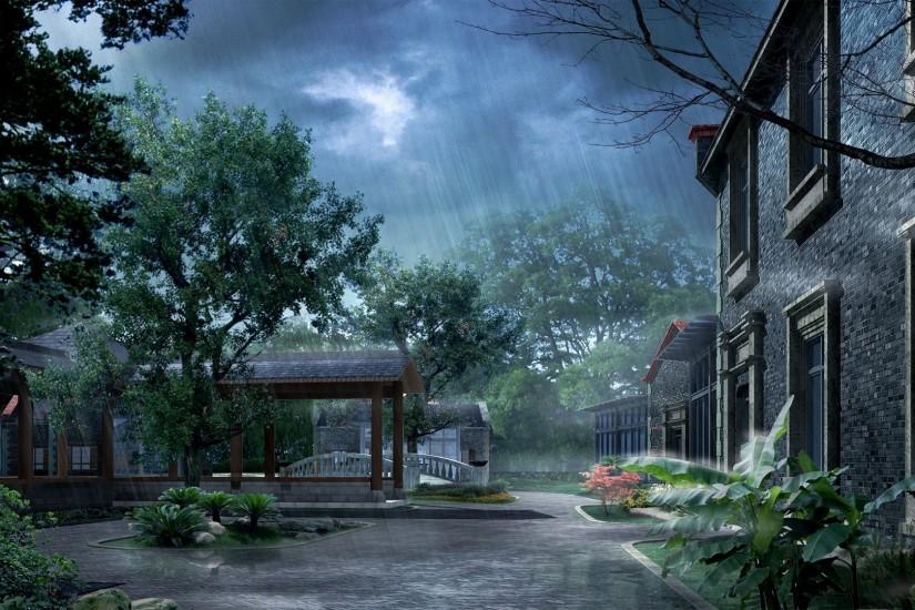 Rain | Wallpaper, house, rain - 661304