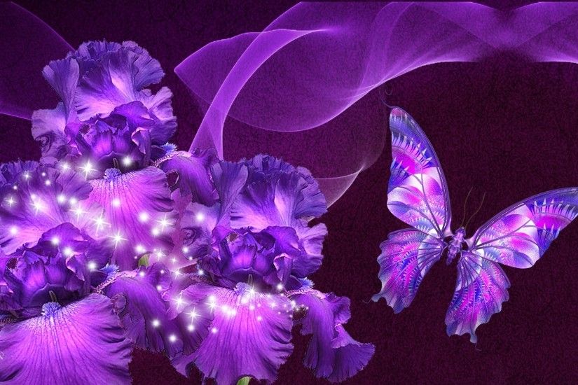 Purple Butterfly Wallpapers Mobile