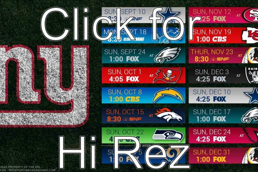 New York Giants 2017 schedule turf football logo wallpaper free pc desktop  computer ...
