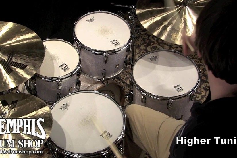 Pearl Masters Premium Maple Drum Set 20/10/12/14 - White Marine Pearl -  YouTube