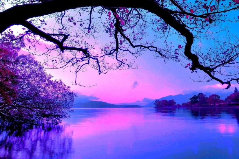 Heavenly Sunset Colorful Lakes Sky Sunsets Twilight Astonishing Heaven  Wallpaper 4k