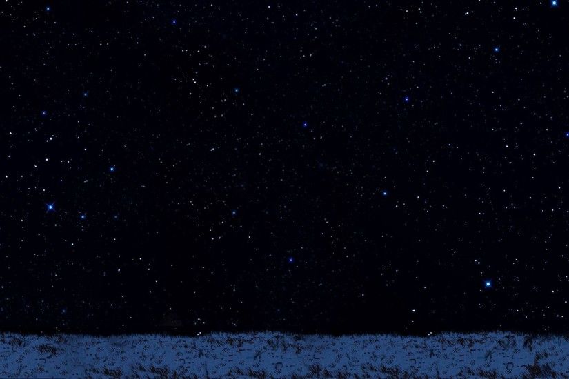 #Calvin and Hobbes, #starry night, #dual monitors, #stars, #multiple  display, #simple background, wallpaper
