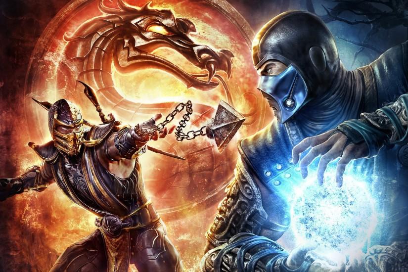 HD Wallpaper: Mortal Kombat X 2015 - Scorpion vs Sub Zero