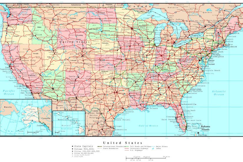 Misc - Map Of The Usa United States Of America Map Usa Map USA Map Wallpaper
