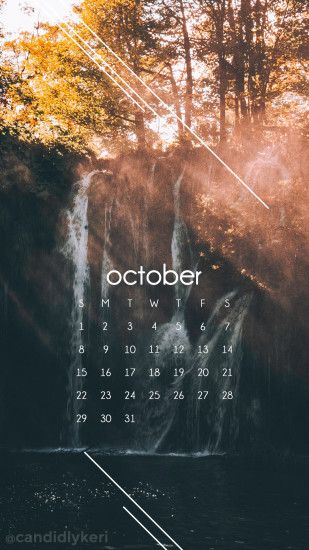 October calendar 2017 wallpaper you can download for free on the blog! For  any device