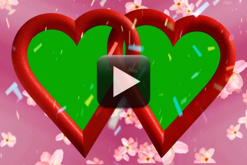 Free Wedding Background Video-Love Heart Animation | All Design Creative