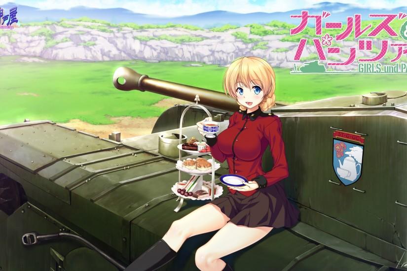 Anime - Girls Und Panzer Darjeeling (Girls Und Panzer) Wallpaper