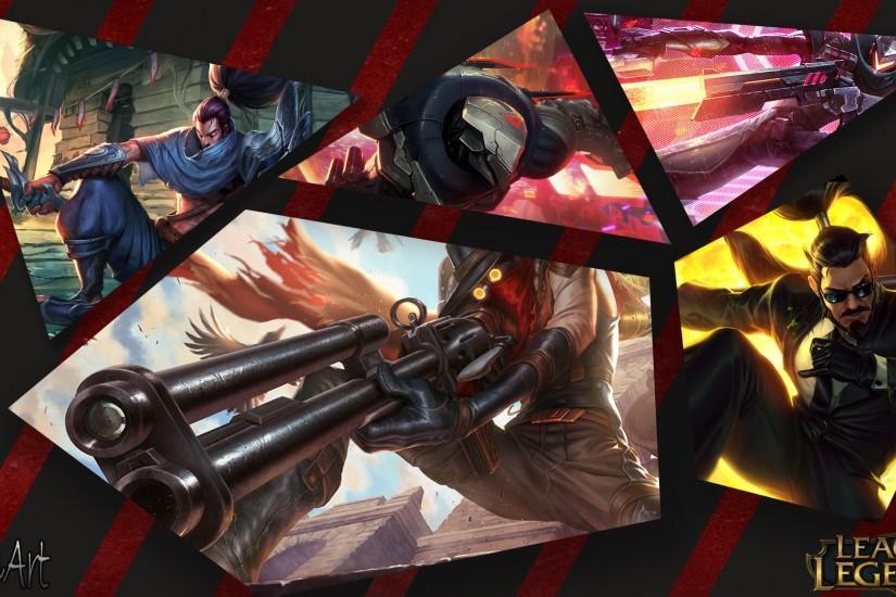 PROJECT Zed, Lucian, Yasuo, Secret Agent Xin Zhao & High Noon Jhin by