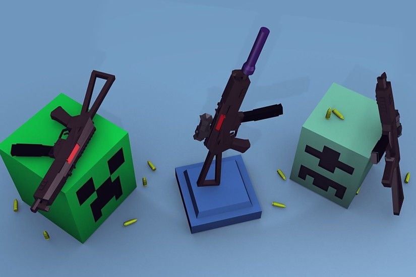 Minecraft Creeper With Guns