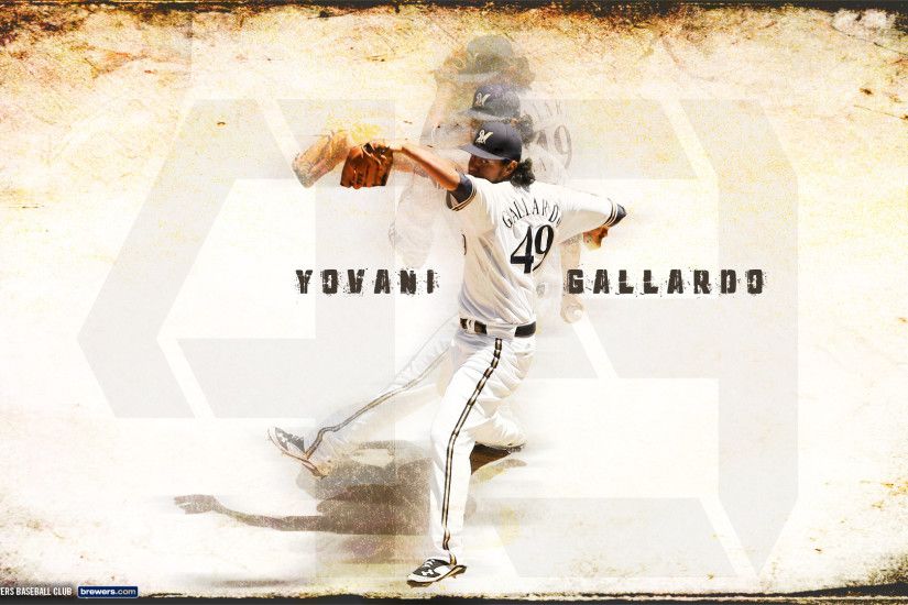 Yovani Gallardo Desktop Wallpaper. Retro Brewers Wallpaper