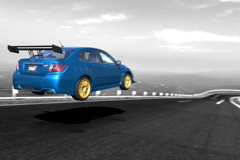 Subaru impreza wrx sti cars video games wallpaper