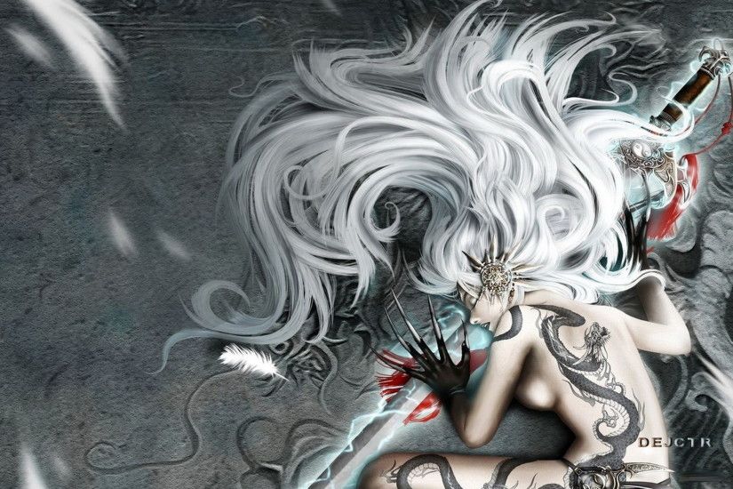 ... Dragon Tattoo Wallpaper For Mobile 19 Fantasy Girl With Dragon Wallpaper  High Quality Images HD 27892999128 ...