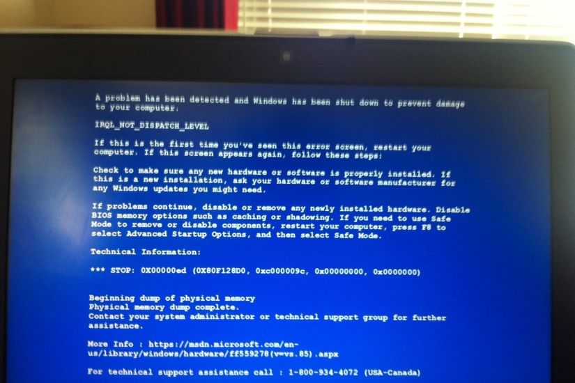 The fake malware BSOD