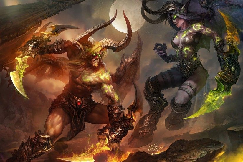 General 1920x1440 Demon Hunter Warcraft Blood Elf Night Elves World of  Warcraft