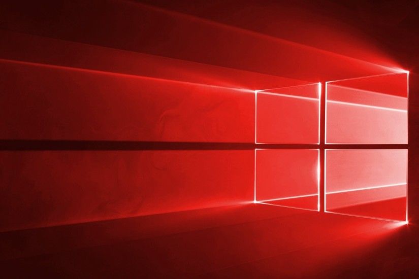 Download wallpapers Windows 10, red neon logo, Windows, operating system  for desktop with resolution 2560x1600. High Quality HD pictures wallpapers