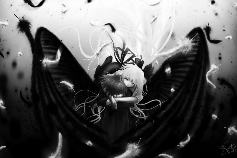 Anime Dark Angel Girl 36 Desktop Background