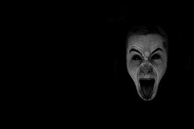Wallpapers for Desktop: scary face pic -