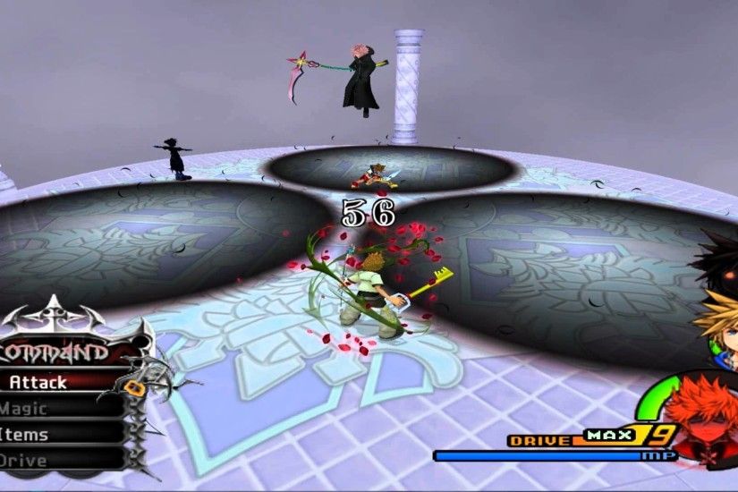 PCSX2 - Kingdom Hearts II Final Mix Hacked Battle (Roxas & Sora's vs.  Marluxia) [1080p]