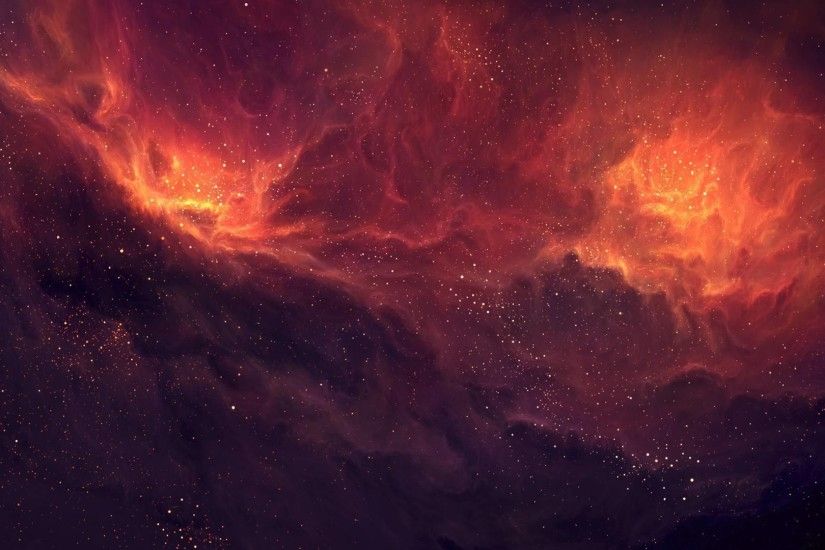 Firey nebula wallpaper Â· Space Â· Nebula Â· 1920x1080; jpg