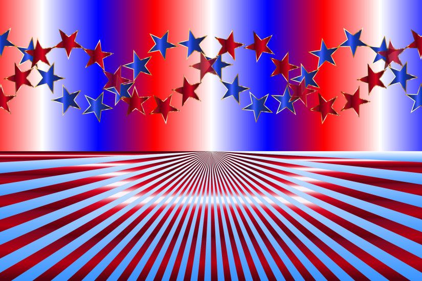 Red White Blue Background