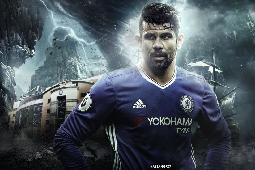 Diego Costa 2016/17 Wallpaper by HassanGFX7