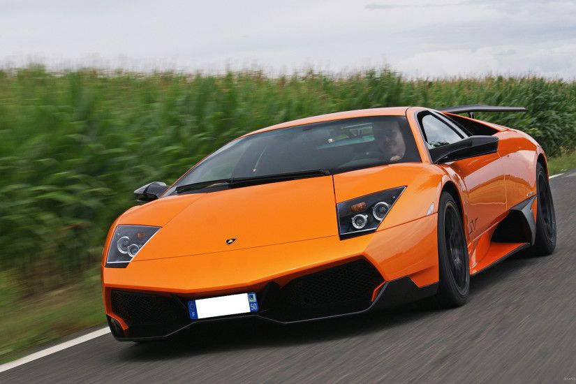 Lamborghini Murcielago LP670 4 SV orange for 2560x1440