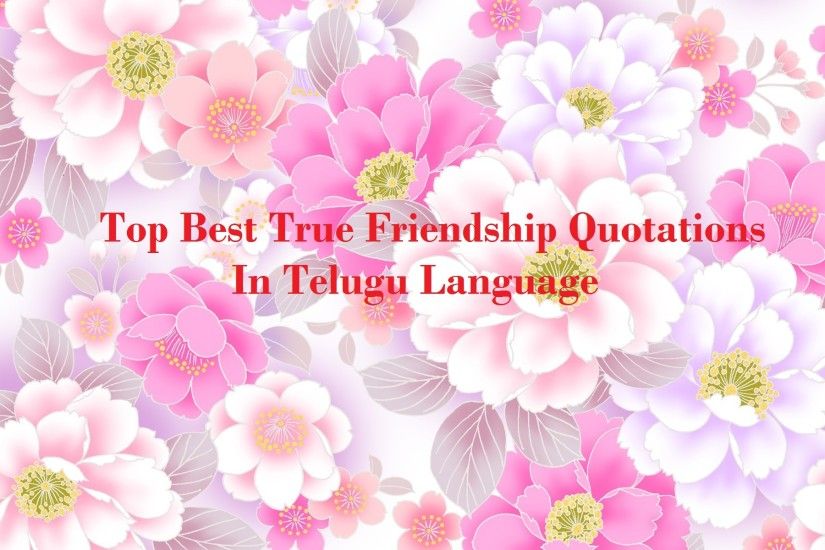 Best True Friendship Quotations In Telugu Language Wallpapers Pictures  Images Latest Collection