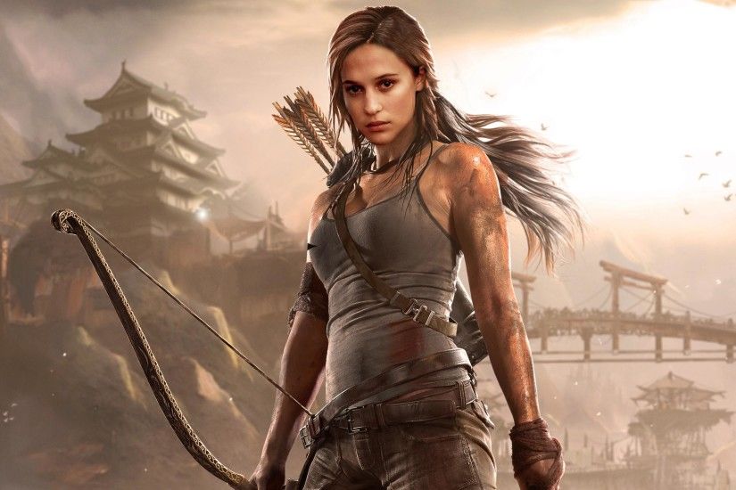 Alicia vikander as Tomb Raider Lara Croft HD Wallpapers