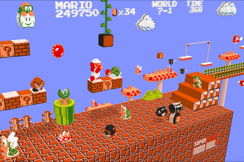 Nintendo 3D Mario by NES--still-the-best