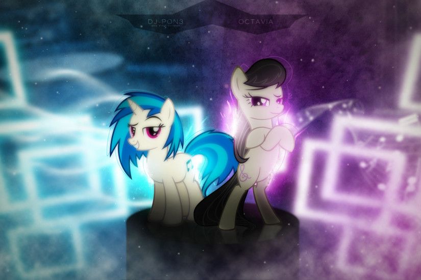 Image - Vinyl Scratch and Octavia wallpaper by artist-mackaged and  artist-romus91.png | My Little Pony Fan Labor Wiki | FANDOM powered by Wikia