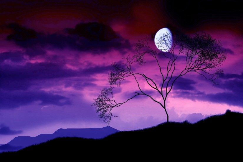 Purple Landscape. I Love Purple & #Lavender :)