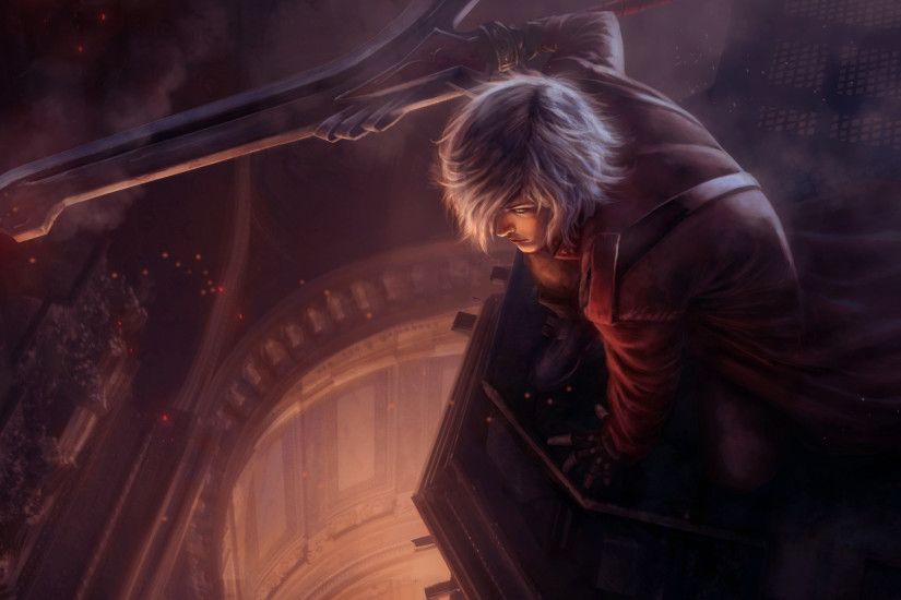 Preview wallpaper devil may cry, dante, art, character 1920x1080