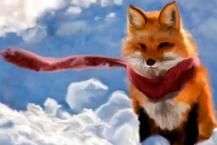 Red Fox Paint Wallpapers - http://hdwallpapersf.com/red-fox