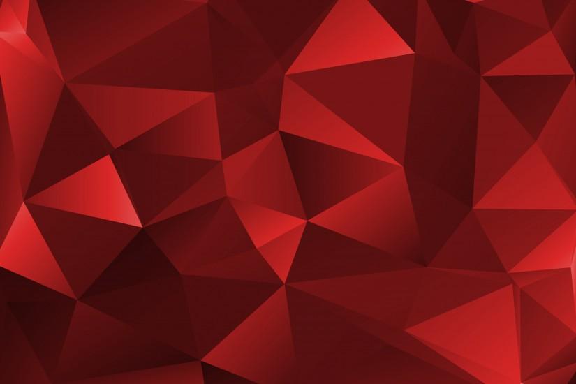 Red Polygon Background