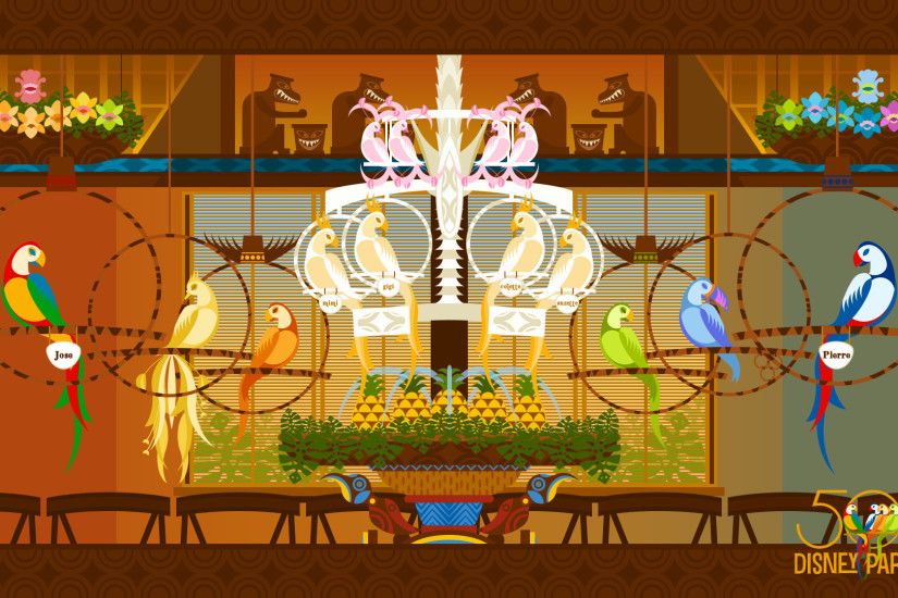 Walt Disney's Enchanted Tiki Room Wallpaper