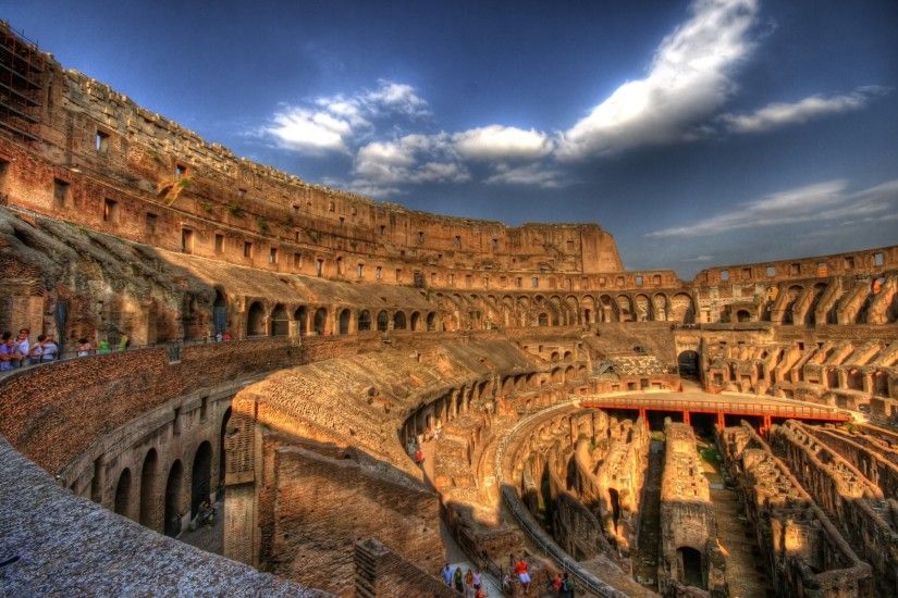 Colosseum Wide View Wallpaper