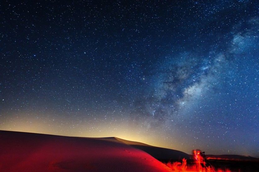 landscape, Sky, Starry Night, Milky Way Wallpapers HD / Desktop and Mobile  Backgrounds