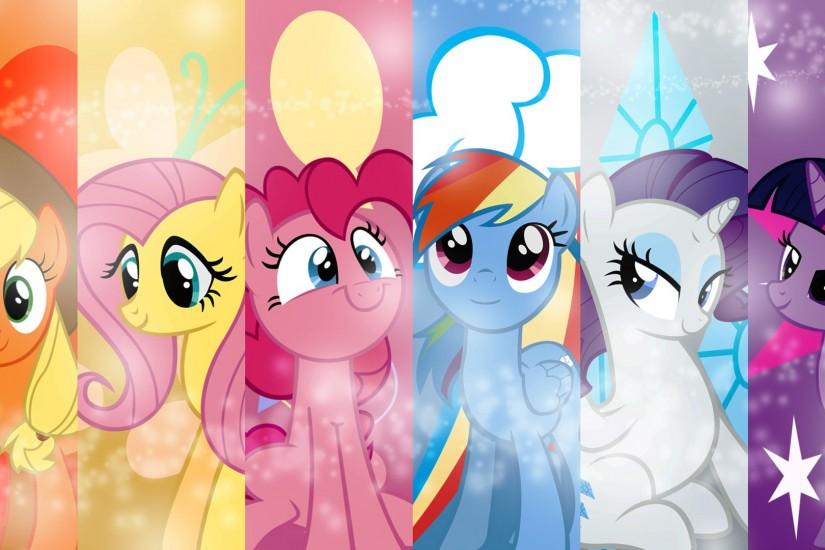 Image - FANMADE My Little Pony Friendship is Magic Mane 6 wallpaper.jpg | My  Little Pony Friendship is Magic Wiki | Fandom powered by Wikia
