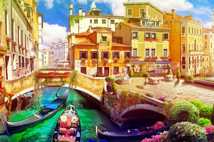 Sunny Venice Travel Wallpaper