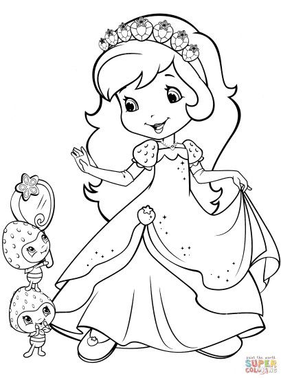 More images of Strawberry Shortcake Coloring Pages To Print
