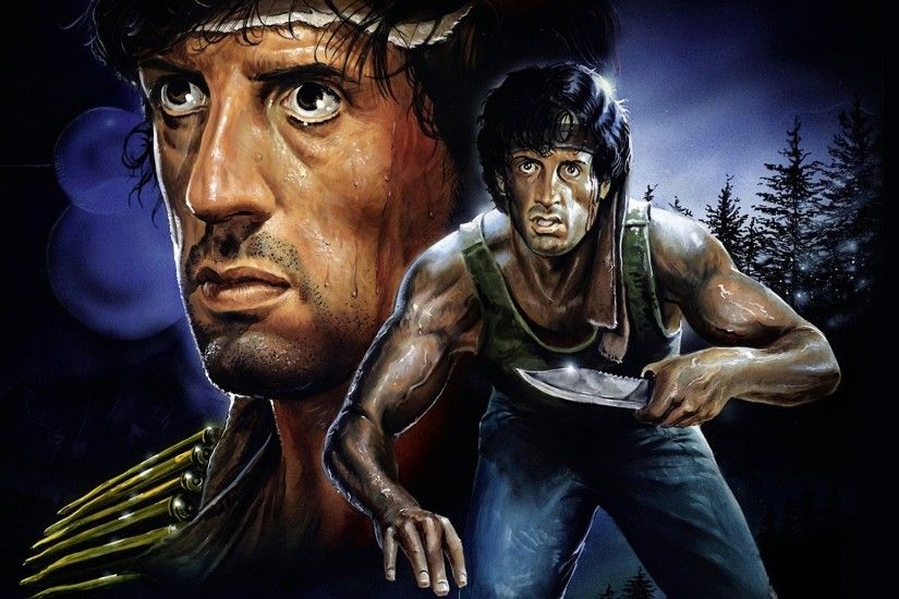 rambo: first blood first blood john rambo thriller sylvester stallone  sylvester stallone art picture