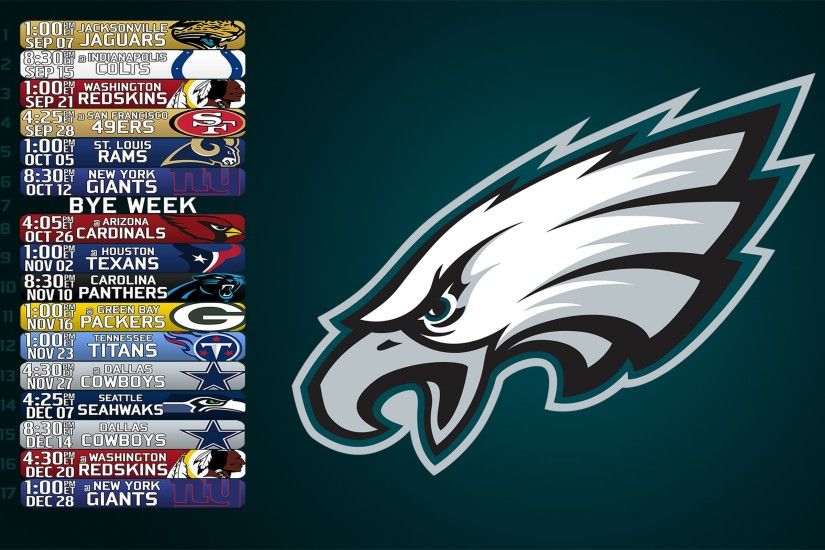 2014 Eagles schedule wallpaper (2560x1600) ...