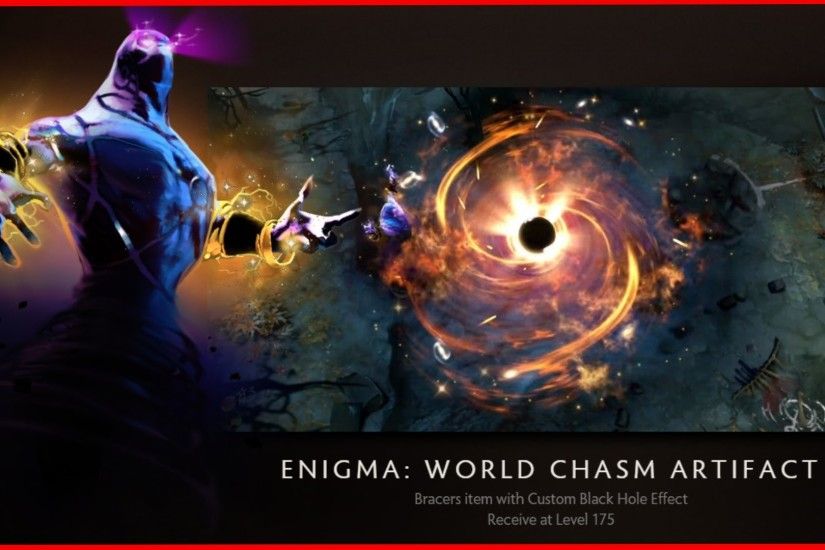 Elegant Enigma World Chasm Artifact New Ti5 Hud Dota 2 Youtube