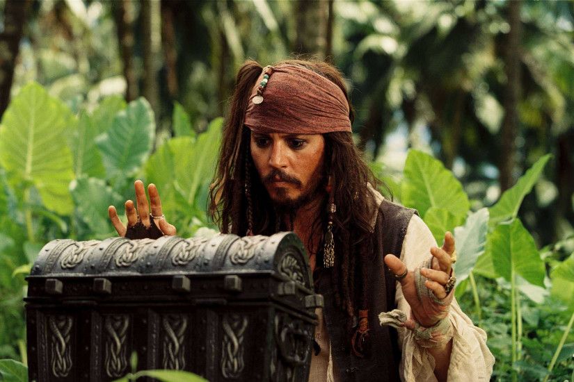 Movie - Pirates Of The Caribbean: Dead Man's Chest Johnny Depp Jack Sparrow  Wallpaper